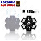3W IR 850nm Infrared Emitter LED Chip 1.6-2.2V 600mA with Aluminum Plate PCB 20mm For CCTV Camera Night Vision Light Beads