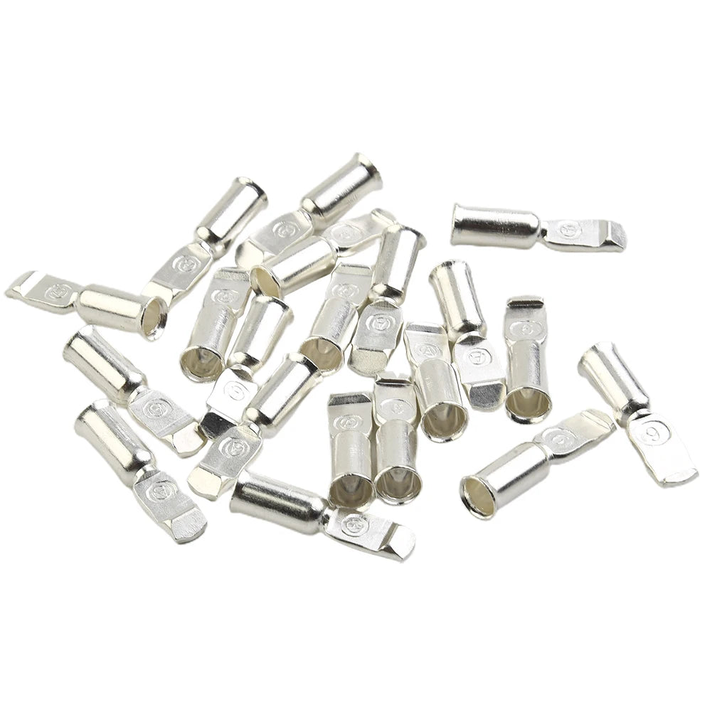 For 50A Copper Terminal Set Includes 20 Connectors Compatible With For Anderson Style Contacts Great For Batteries