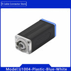 1pc New Arrival LED PowerCon AC Coupler Adapter Extender connector High quality Speakon Panel mount straight adapter