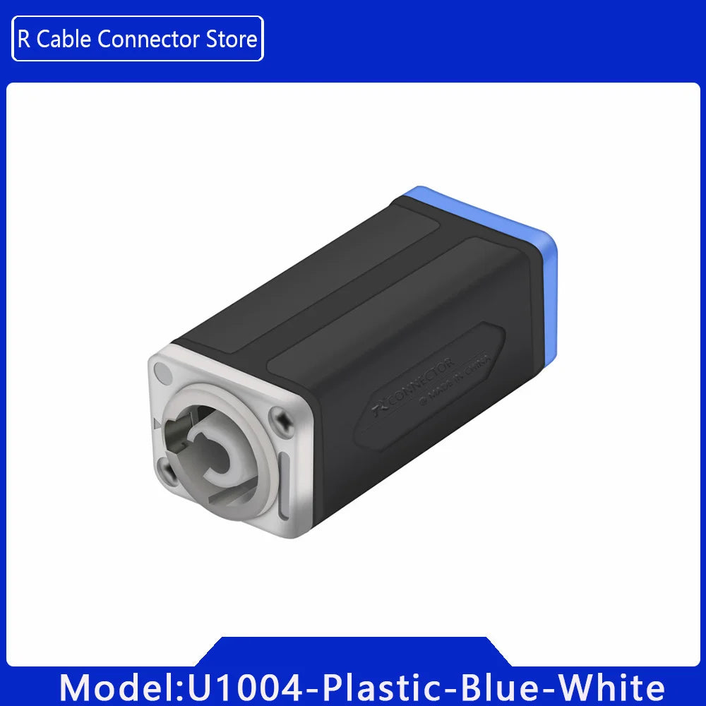 4PCS  LED Powercon AC Coupler Adapter Extender Connector High Quality Speakon Panel Mount Straight Adapter