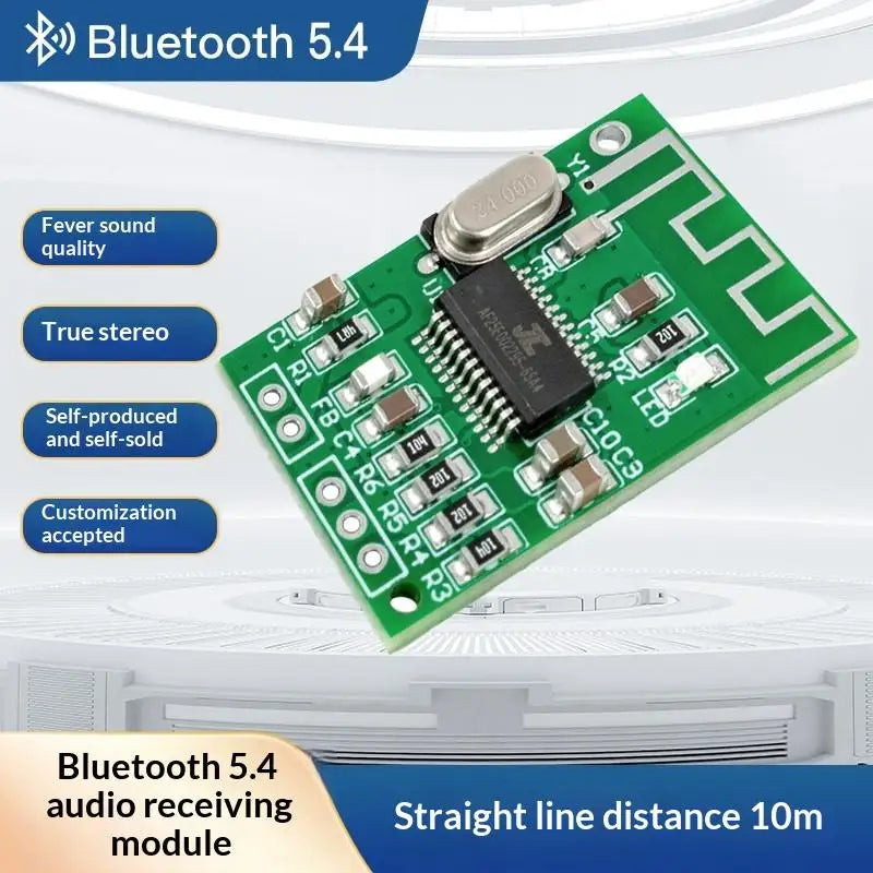 1 Set 2.0 Dual Channel Stereo Decoding Board Mini Bluetooth 5.4 Audio Receiver Module For Audio Systems