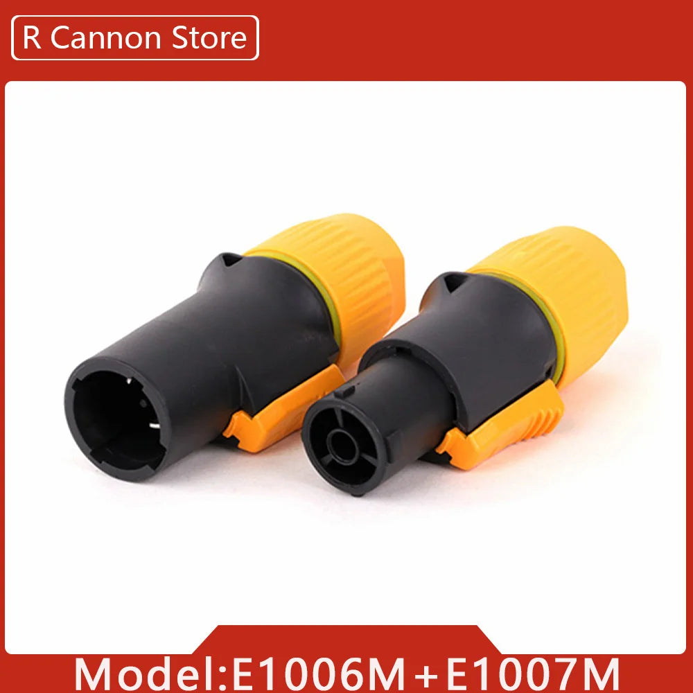 10pcs New 3Pins Waterproof Locking Male Cable Plug Female Chassis NAC3MPX or NAC3MX-W + NAC3FPX + Powercon Connector NAC3FX-W