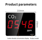 CO2 Carbon Dioxide Detector Sensor CO2 Monitor with Alarm NDIR Infrared Air Quality Meter Sensor Tester for Home Greenhouse