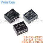 2PCS Isolated Power Module 1W B2405S B2412S B2424S 1WR3 24V to 5V 12V 24V DC to DC Converter Voltage Transformer Module
