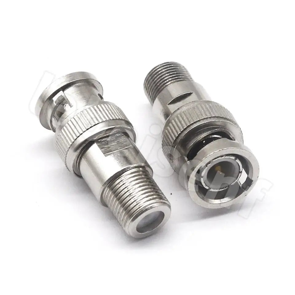 BNC to F TV female male straight connector F to BNC quick plug adapter coaxial connector