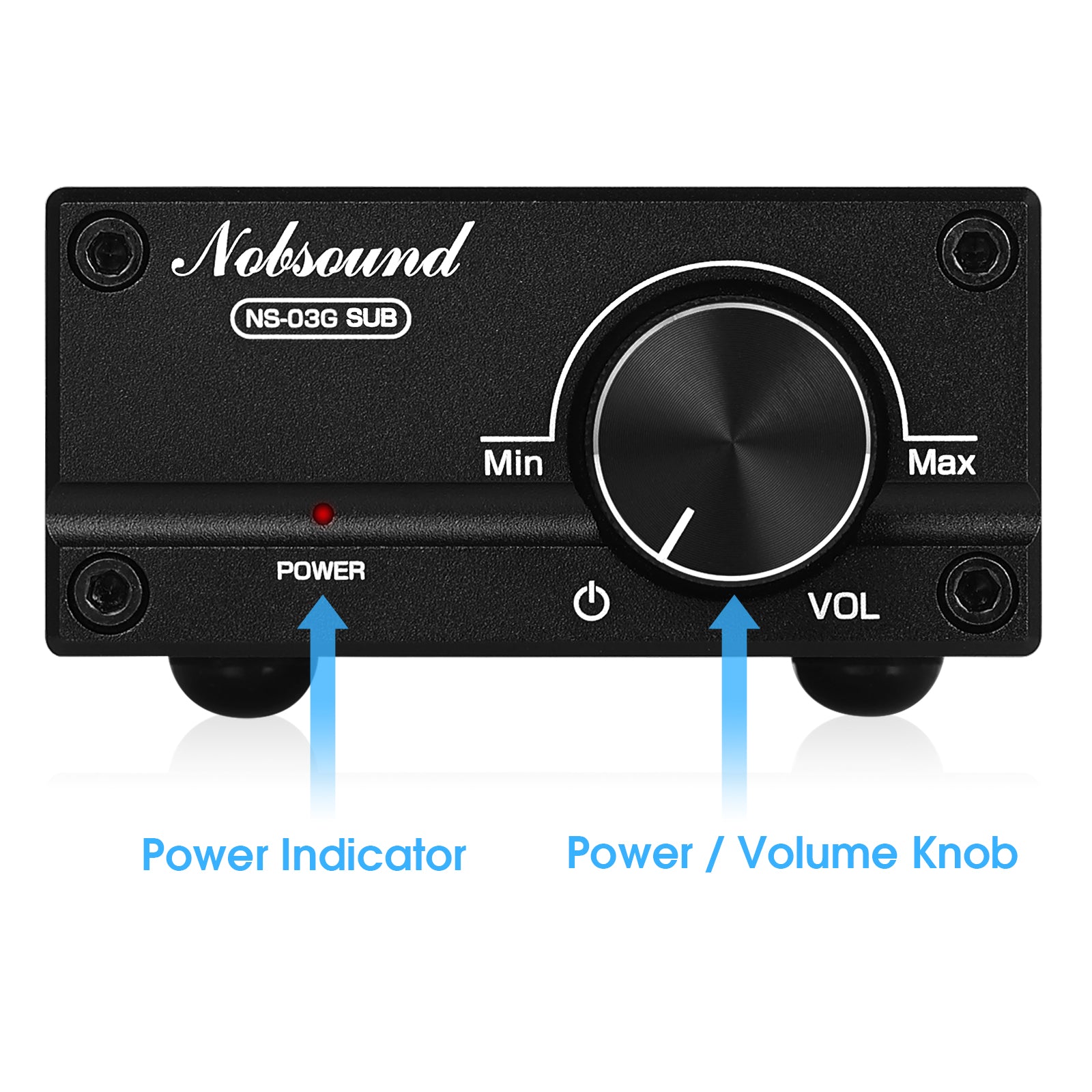 Nobsound Latest Mini 100W Subwoofer / Full Frequency Power Amplifier Mono Channel Audio TPA3116D2 Amp