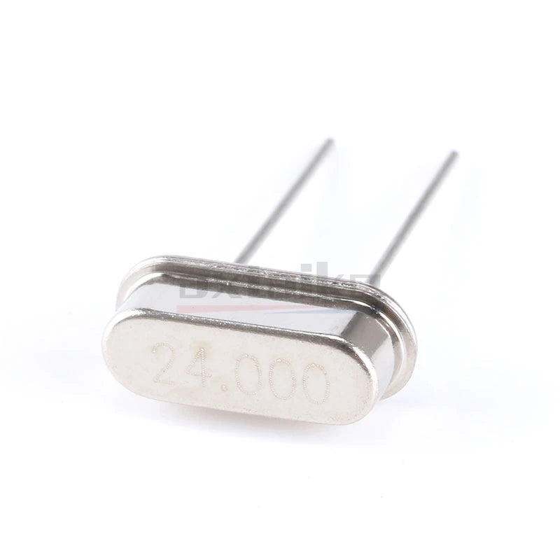 10PCS 4.000 6 8 10 11.0592 12 13.56 16 18.432 22.1184 24 25 27 30 32 MHZ HC-49S 2Pin Quartz Crystal Resonator Passive Oscillator