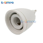 2pcs G9 to E14 E12 CFL LED Halogen 2Pin Base to EU US Standard Candelabra Chandelier Light Holder Socket Converter Adapter