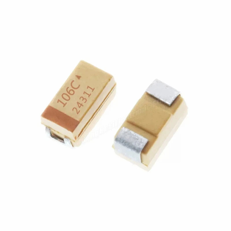 10PCS Tantalum Capacitor A B C D Type 6.3V 10V 16V 25V 35V 50V 4.7/6.8/10/15/22/33/47UF 100UF 150UF 220UF 330UF 470UF 680UF 106