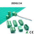 5Pair 15EDG KF2EDG 2.54mm 3.5mm 3.81mm 5.08mm PCB Screw Terminal Block 2-12Pin Male Plug Female Socket Pin Header Wire Connector