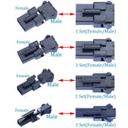 570pcs JST 2.54mm SM  Male Female Waterproof Wire Connector Plug Housing Terminal Adapter Crimp  2 3 4 5 Pin Pitch SN28B Plier