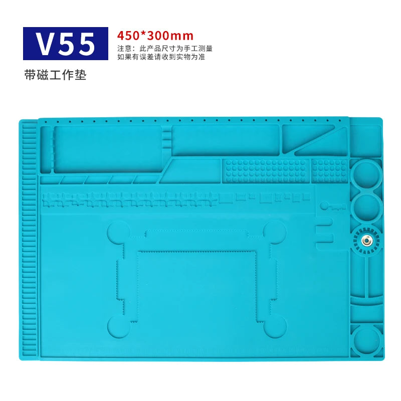MECHANIC Silicone Repair Pad Soldering Mat Antistatic Heat Resistant Insulation Work Mat Welding Repair Platform