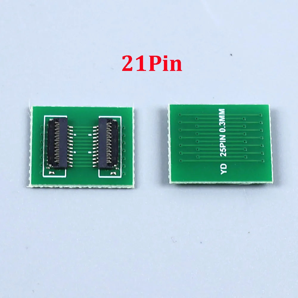 FPC FFC Flexible Flat Cable Extension Connection Board 0.3 MM PCB Pitch 21Pin 25 31 39 45 51 PIN Connector FPC Adapter