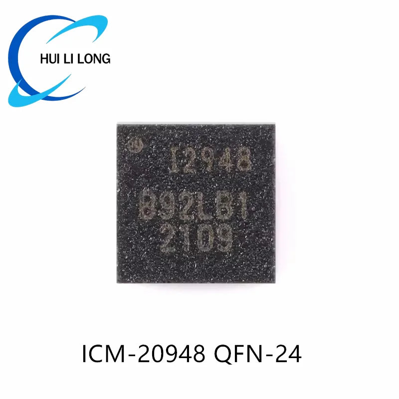 ICM-20948 QFN-24 ICM20948 20948 QFN24 9-axis Motion Sensor Three-axis Gyroscope 3-axis Accelerometer Compass IC Chip New Origina