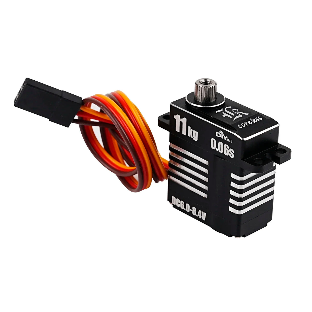 Micro 8.4V 0.06S 11KG Digital Servo Motor Mini Full Metal Coreless Programmable Servos 180/270/360 Degree High Torque for RC Car
