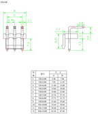 20/50PC VH3.96 2P 3P 4P 5P 6P 7P 8Pin Female Housing Plug Connector Straight/Curved Needle Pin Header Wafer VH 3.96mm Connectors