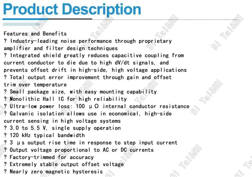 ACS758 ACS758LCB-050B-PFF-T linear current sensor Hall current module ACS758LCB-100B-PFF-T ACS758LCB-200B-PFF-T