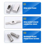 10/100pcs 7 Colors DIN Rail UK2.5B Terminal Block Clamp Connector 800V 32A UK-2.5N 2.5mm Square Universal Screw Connectors
