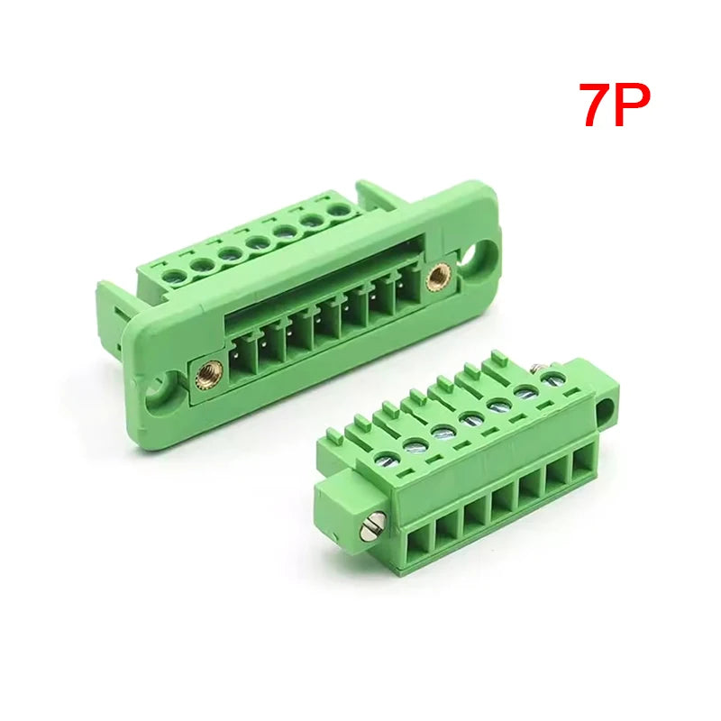 1Set 15EDGWC Pitch 3.81mm 2P/3P/4P/5P/6P/8P/9P Pluggable Terminal Block Connector JM15EDGKM 3.81mm Pitch