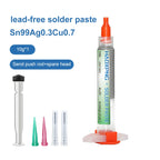 Sn99Ag0.3Cu0.7 Lead-Free Solder Paste, PCB/BGA/SMD Soldering, USB Interface Repair, Soldering, High-Quality Soldering Flux