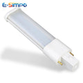 1pc G23 GX23 2Pin CFL PL-S 7W 9W 13W LED 5W 7W Sideview Horizontal Plugin Replacement 110V/220V Desk Table Reading PL Lamp Light