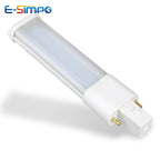1pc G23 GX23 2Pin CFL PL-S 7W 9W 13W LED 5W 7W Sideview Horizontal Plugin Replacement 110V/220V Desk Table Reading PL Lamp Light