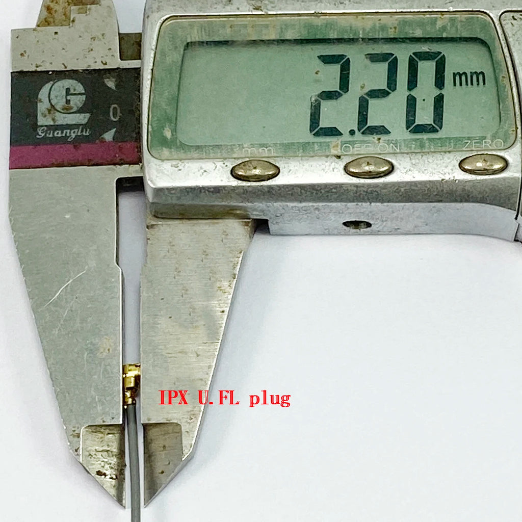 Y Type Splitter Cable 1x U.FL Plug Female Right Angle to 2x UFL Male SMD PCB 1.37mm IPX Coaxial Cable 50ohms Adapter