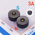1/3/5 Pair Circular Shape Magnetic Pogo Pin Connector 1 2 3 4 5 Pole Male Female Probe DC Power Charging Round Profile