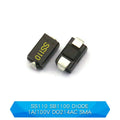 20PCS SMD Schottky Diode SS12 SMA SS14 1N5819 SS24 SB240 SS26 SR260 SS54 1N5824 SS34 1N5822 SR360 SS36 SS110 SB1100 SS2200