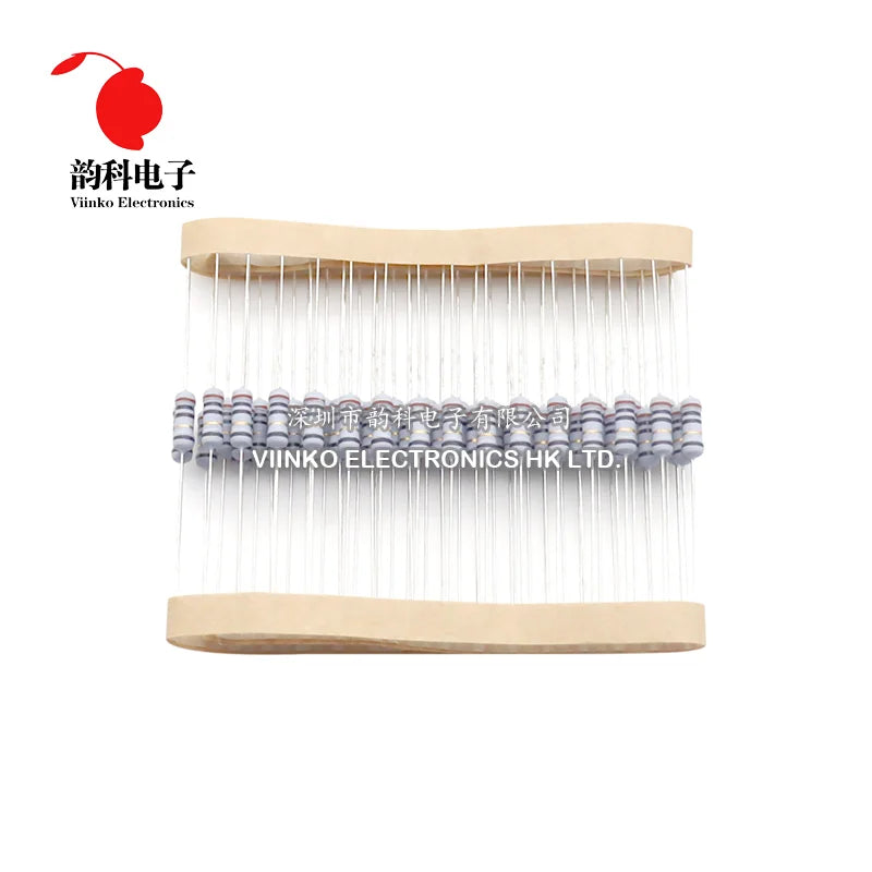 20pcs 1/2W 5% 0.5W Wire Wound Resistor Fuse Winding Resistance 0.1R 0.1 0.15 0.22 0.33 0.5 1 2.2 4.7 6.8 10 22 47 68 100 220 ohm