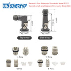 HA Heavy Duty Connector Kit 4/5/6/8 Core Pins Male&Female Insert Plug HDC-HA Rectangular Waterproof Industrial Aviation Socket
