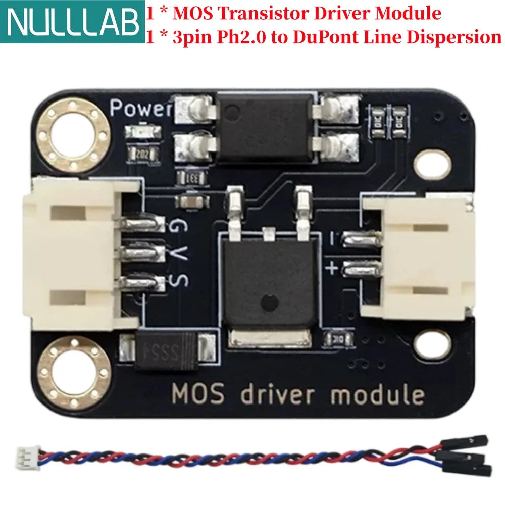 MOS Optocoupler Isolation Driver Module 5-12V PWM Controller PH2.0 Interface for Arduino ESP32 MICROBIT Raspberry Pi High Power