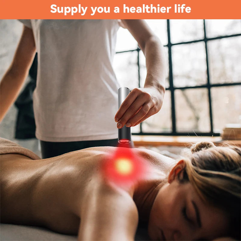 Portable Red Light Therapy Red Light Led Flashlight Pain Relief Muscle Pain Infrared Lamp Led Therapy Skin Care Pet-friendly