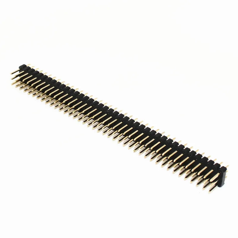 5pcs 2.54mm 3*40P Triple Row Straight 90D Right Angle R/A Breakaway Rohs Gold PCB Male Female Pin Header Connector 3x40pin