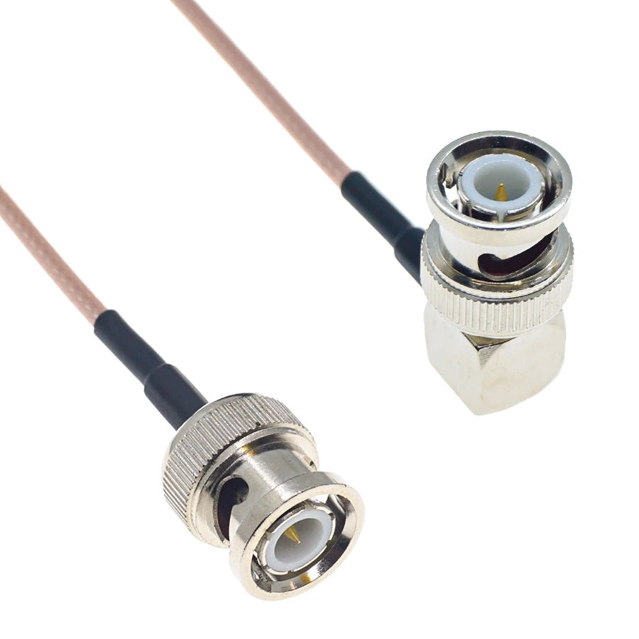 RG316 Cable BNC To BNC Male Female Q9 Plug Jack Crimp Connector Extension RF Brass Copper Coaxial WIFI Coax Jumper Pigtail