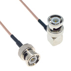 RG316 Cable BNC To BNC Male Female Q9 Plug Jack Crimp Connector Extension RF Brass Copper Coaxial WIFI Coax Jumper Pigtail