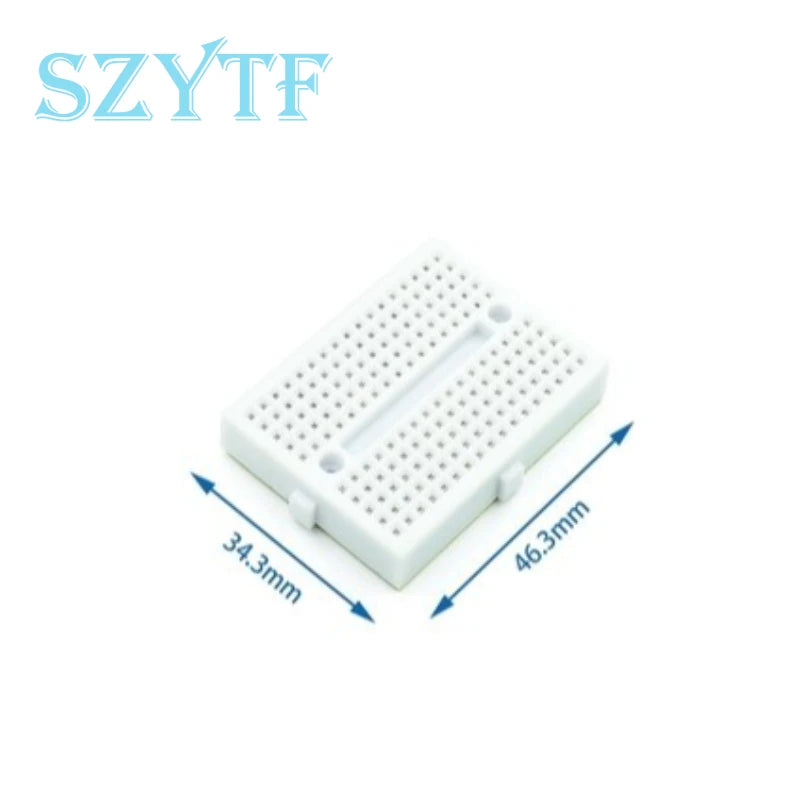 MB-102 MB102 Breadboard 830 Point Solderless PCB Bread Board White/Transparent Test Develop DIY For Arduino