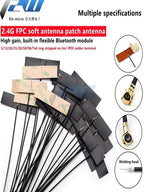 5 PCS/LOT WiFi 2.4G High Gain 5dbi , Built-in Flexible FPC Soft Antenna ZigBee Ipx4  Bluetooth Module IPX1/IPX4-K Patch Anten