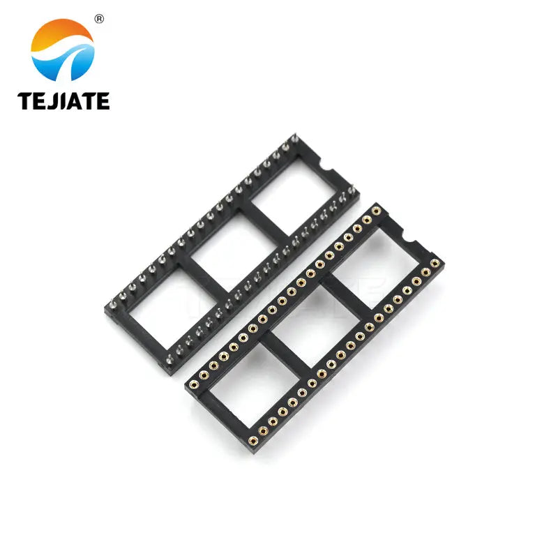 10PCS IC Sockets DIP6 DIP8 DIP14 DIP16 DIP18 DIP20 DIP24 DIP32 DIP28 DIP40 pins Connector DIP Socket 6 8 14 16 18 20 24 28 40Pin