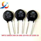10PCS MF72 Thermistor 0.7D/1/1.3/1.5/3/5/8/10/12/15/16/20/30/47/120D-5/7/9/11/13/15/20 High Power Negative Temperature NTC NEW