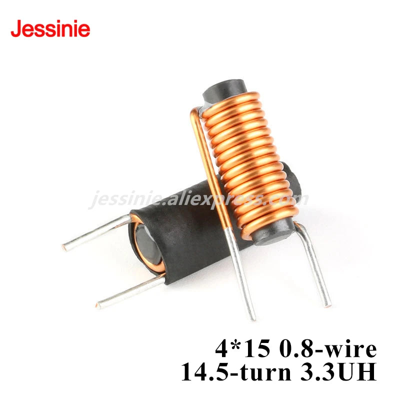 5pcs/1pc R Rod Common Mode Toroidal Inductor Coil 4x15mm 5x20 14x9x5 22x14x8mm 0.6-1.2mm Wire 3.3UH/2-10MHz 4-10A Power Filter