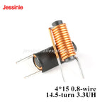 5pcs/1pc R Rod Common Mode Toroidal Inductor Coil 4x15mm 5x20 14x9x5 22x14x8mm 0.6-1.2mm Wire 3.3UH/2-10MHz 4-10A Power Filter