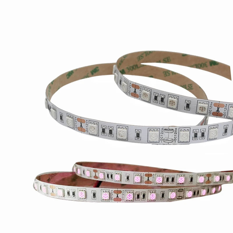 5M 850nm 940nm IR Flexible LED Strip Light SMD 5050 InfraRed Lamp Tape For Multitouch Screen Night Light Security Application