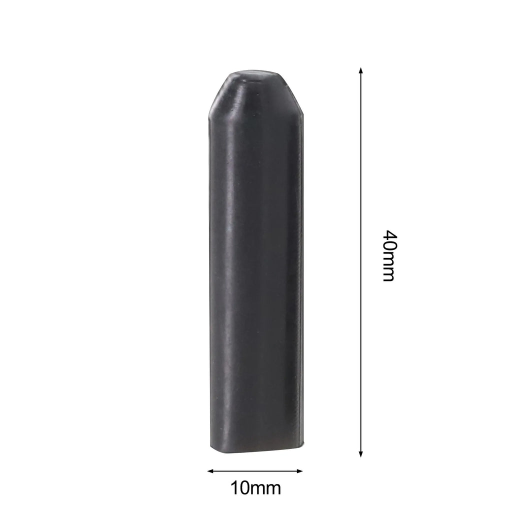 10pcs Warm Shrink End Cap Heat Shrink Cap Black Cable Sealing Cap For Protection Cable End Electrical Equipment