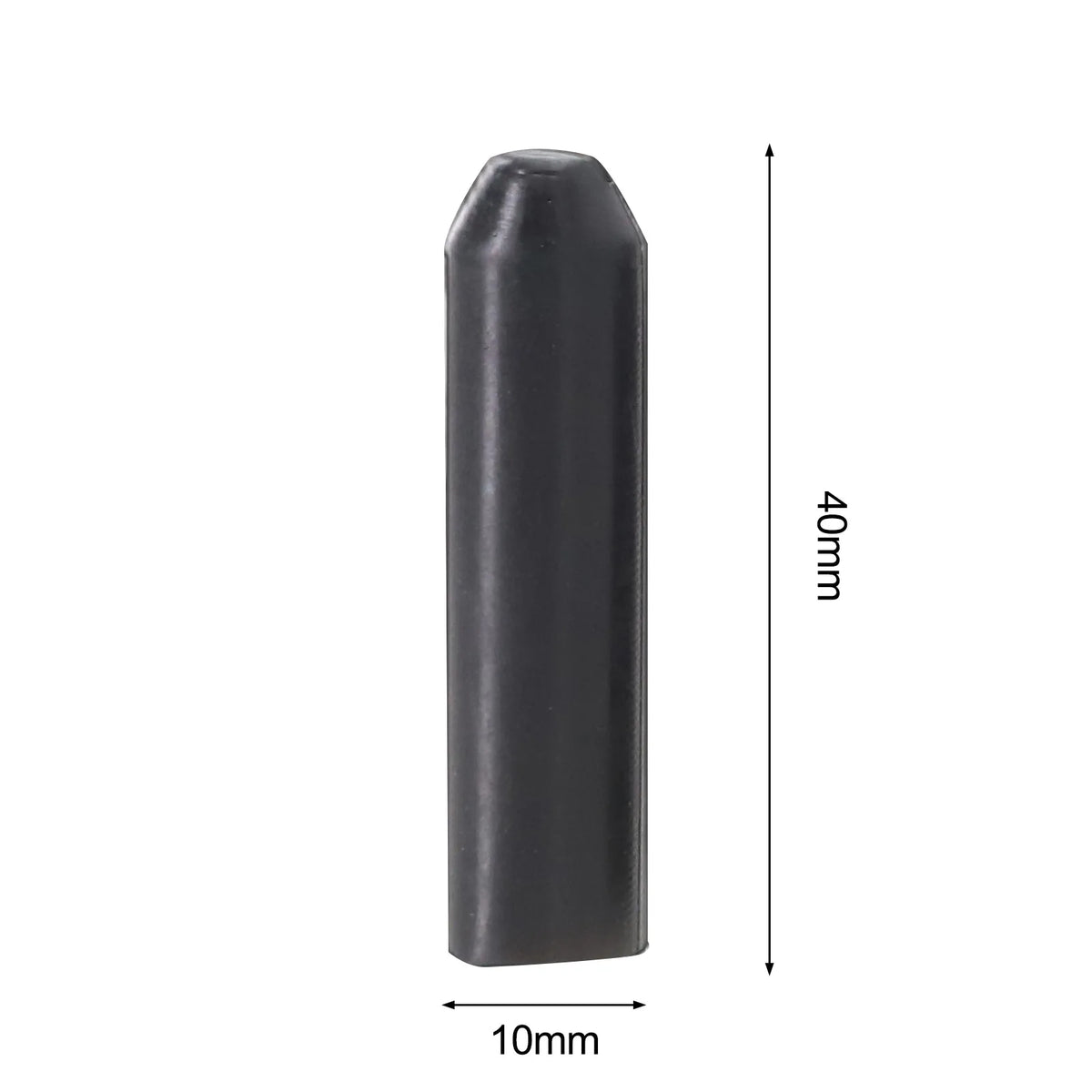 10pcs Warm Shrink End Cap Heat Shrink Cap Black Cable Sealing Cap For Protection Cable End Electrical Equipment