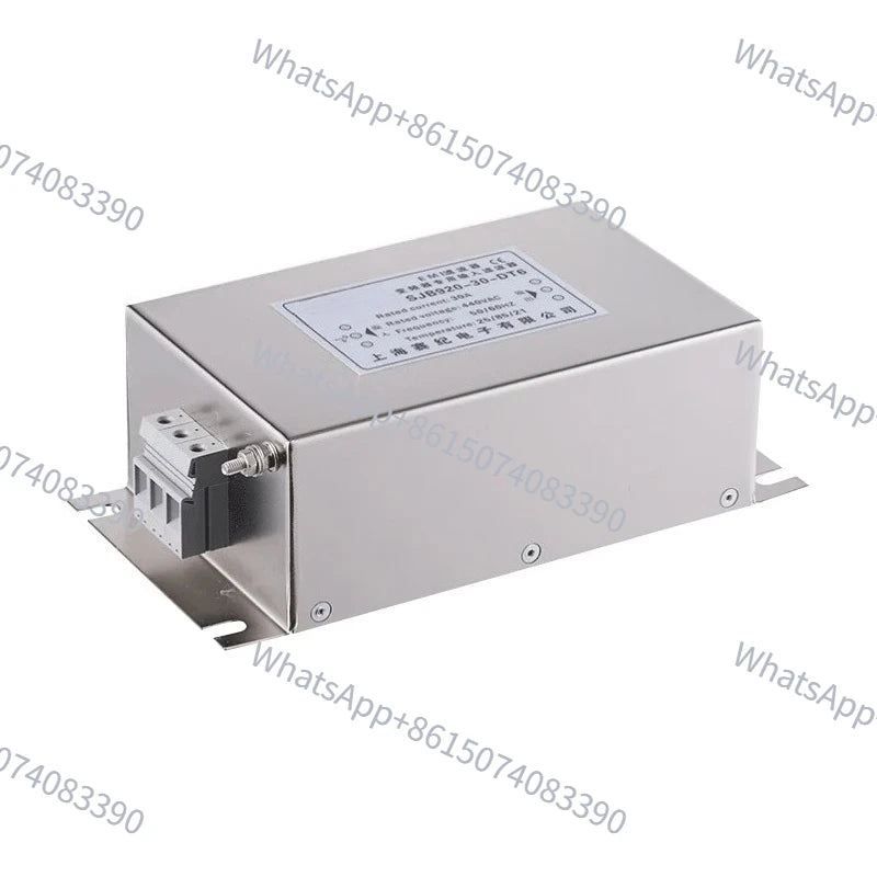 SJS480 Three Phase Four Wire EMI Power Filter 380V AC Input Noise Suppression Component for Inverter Servo Motor Equipment