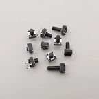 1Box 6x6mm Micro Push Button Tactile Tact Switch Kit 12V 2/4 Pin DIP2 PCB Momentary Switch DIY TV Toy Home Use Button Key Switch