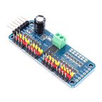 PCA9685 PWM Servo Driver Board IIC Interface 16 Channel 12-Bit PWM Servo Motor Driver Board Controller for Arduino Robot