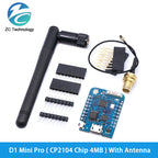 ESP8266 ESP-12 ESP-12F ESP32 CH340G CH340 V2 USB WeMos D1 Mini PRO V3.0.0 WIFI Development Board NodeMCU Lua IOT 3.3V With Pins