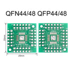1Pce Pinboard QFN16/LGA16 QFN20 QFN44/48 QFN32/QFP32/QFN40 QFP32-64 QFN56/64 QFP32-100 LQFP128/144 Adapter Socket Adapte Plate